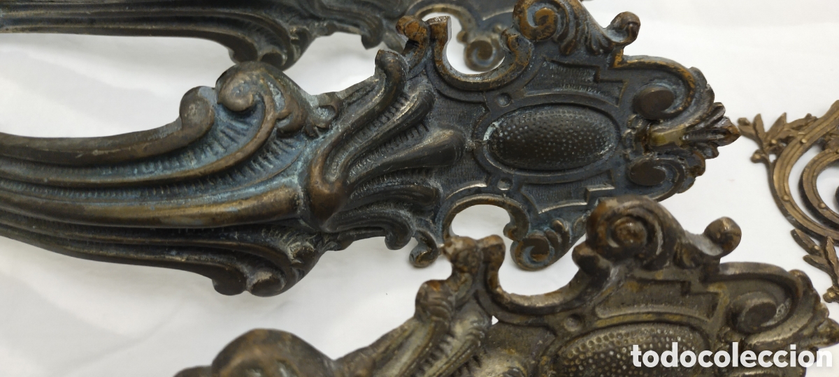 Antig&uuml;edades: Herrajes muebles antiguos bronces - Foto 20