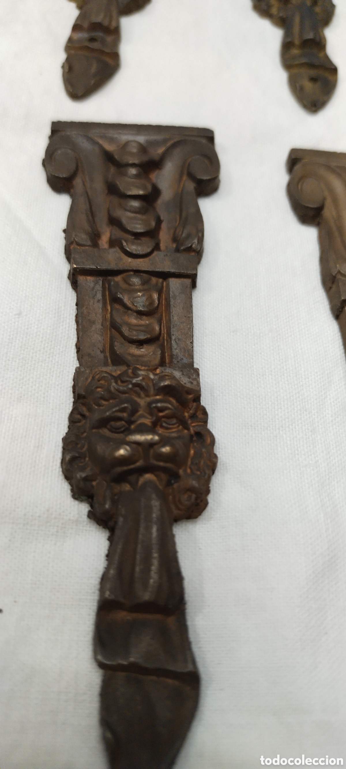 Antig&uuml;edades: Herrajes muebles antiguos bronces - Foto 23