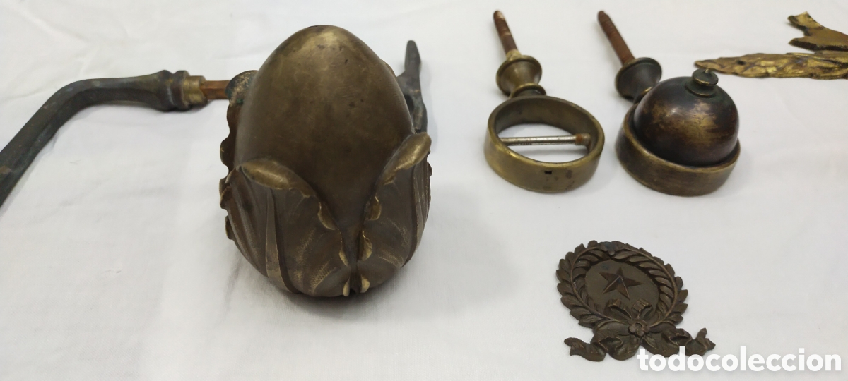 Antig&uuml;edades: Herrajes muebles antiguos bronces - Foto 26
