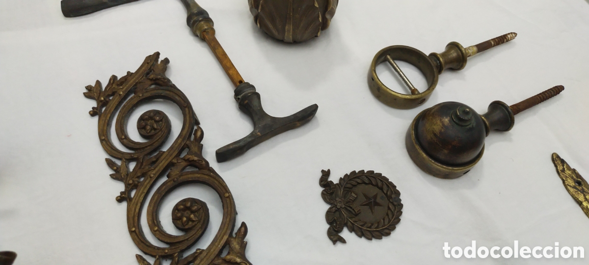 Antig&uuml;edades: Herrajes muebles antiguos bronces - Foto 27