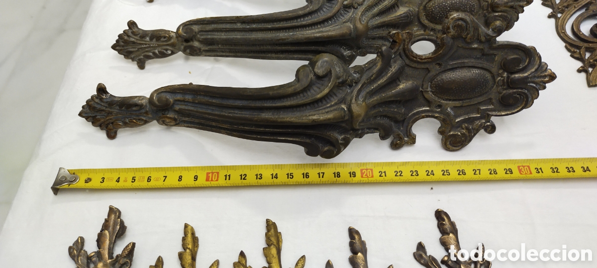 Antig&uuml;edades: Herrajes muebles antiguos bronces - Foto 28