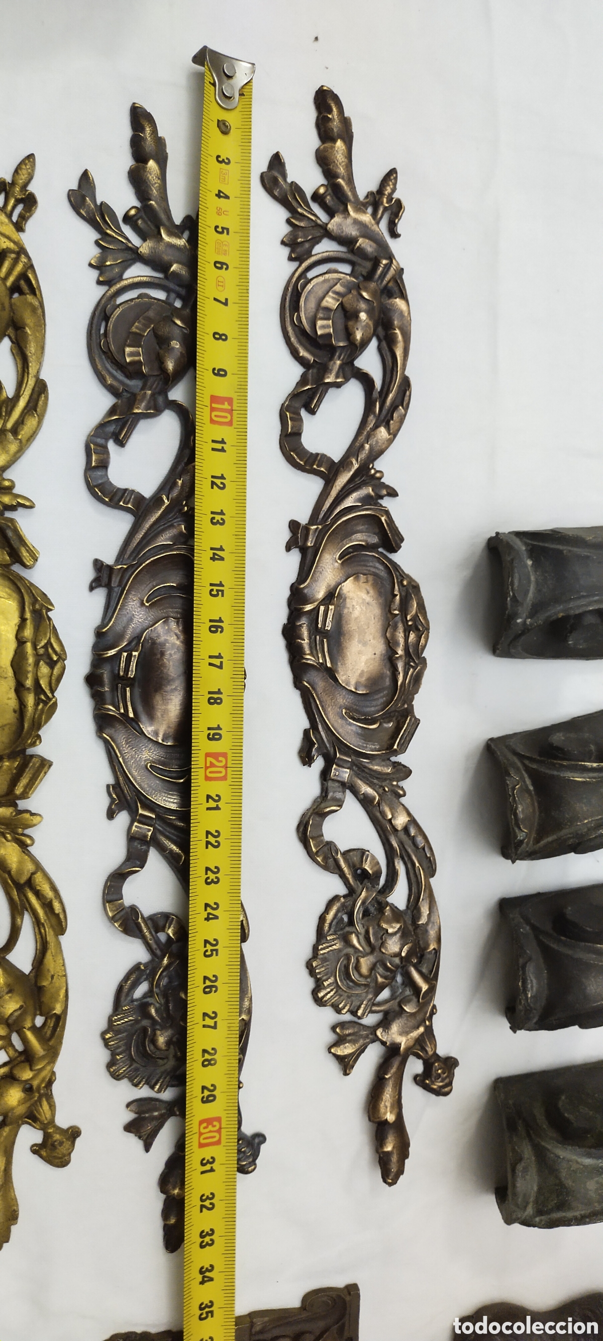 Antig&uuml;edades: Herrajes muebles antiguos bronces - Foto 29