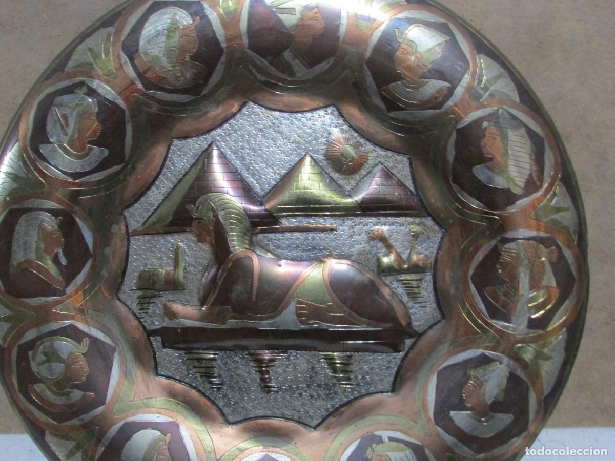 Antig&uuml;edades: plato metal egipcio - Foto 6