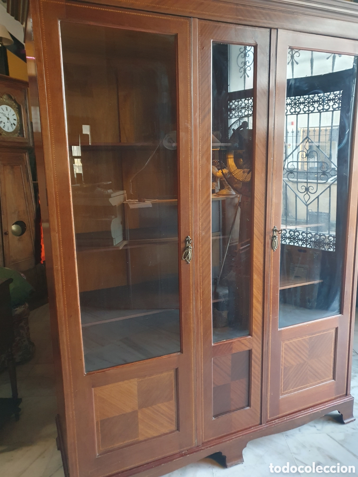 Antig&uuml;edades: Vitrina biblioteca - Foto 7