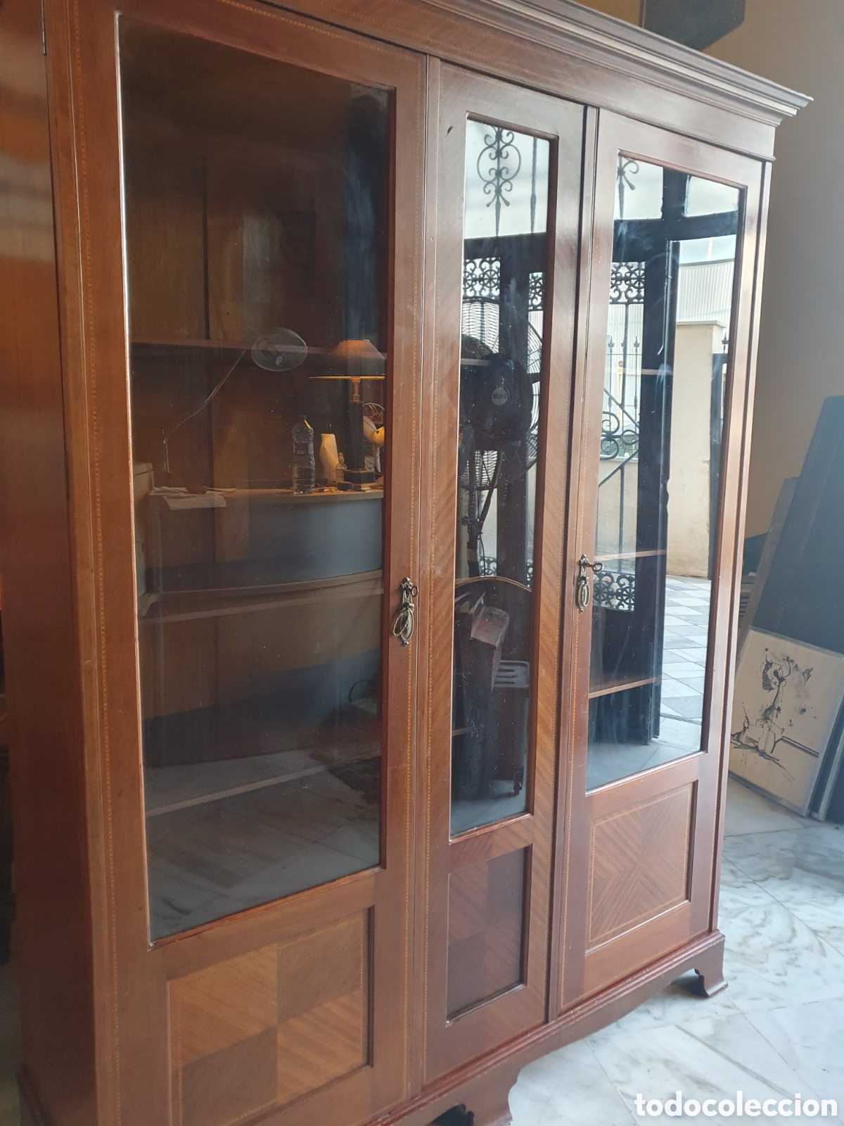 Antig&uuml;edades: Vitrina biblioteca - Foto 8