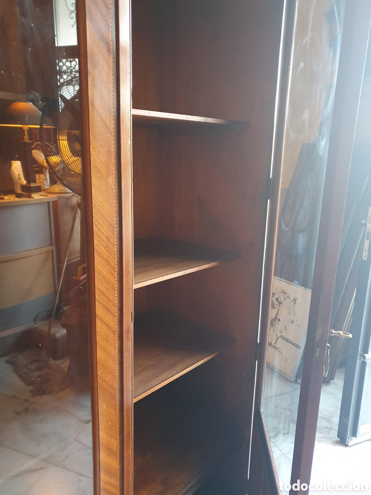 Antig&uuml;edades: Vitrina biblioteca - Foto 9