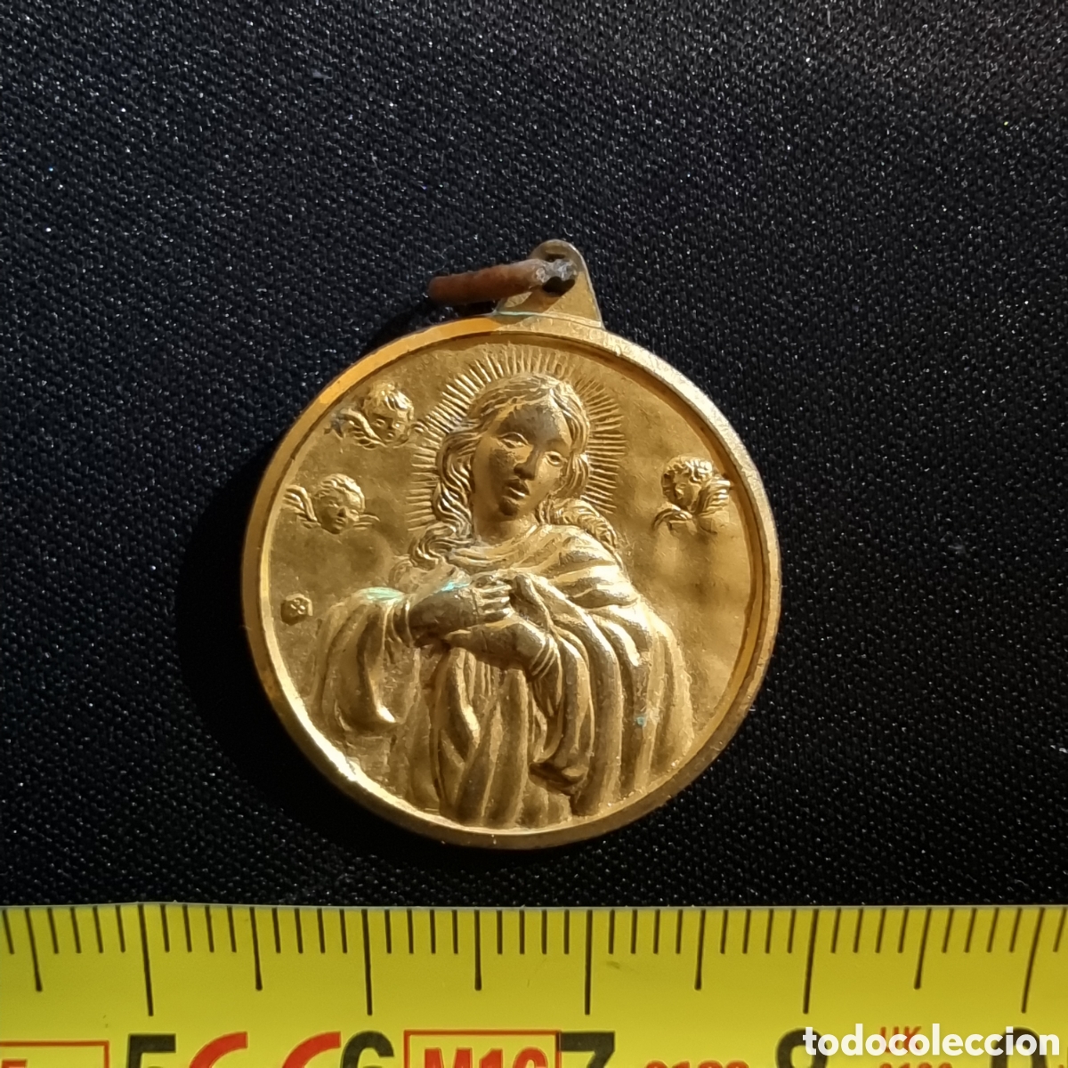 Antig&uuml;edades: Medalla antigua Virgen de la Inmaculada - Foto 1