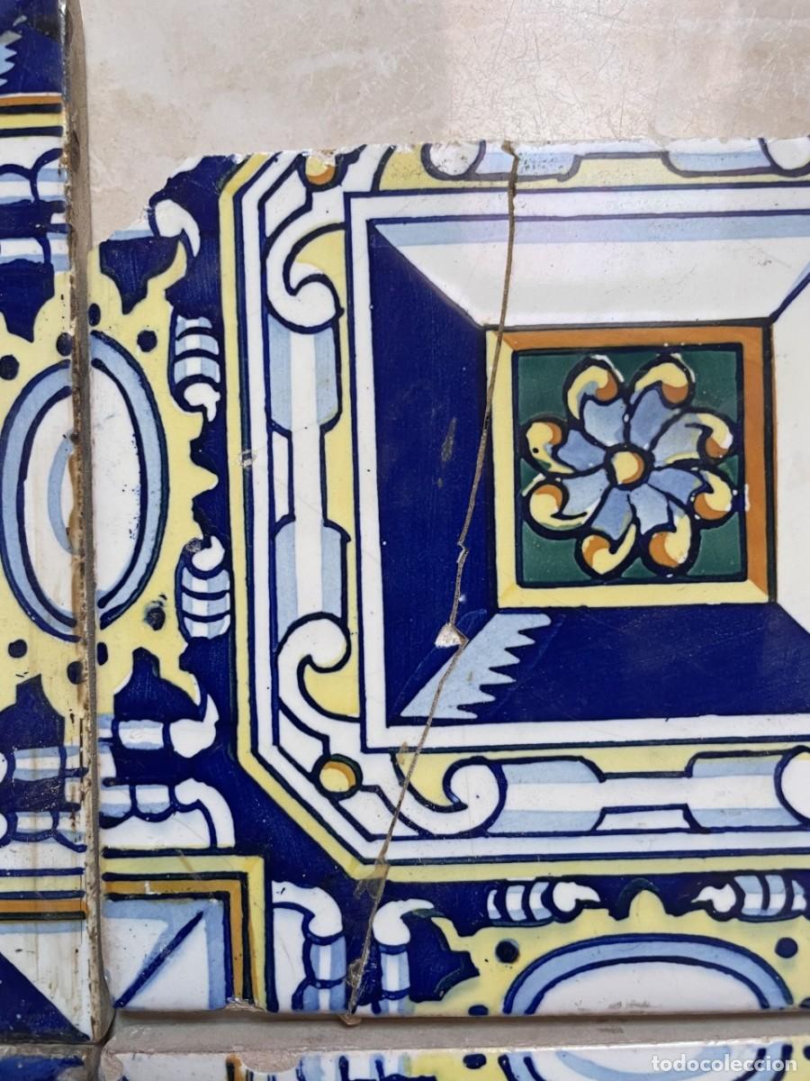 Antig&uuml;edades: 4 azulejos valencianos - Foto 3