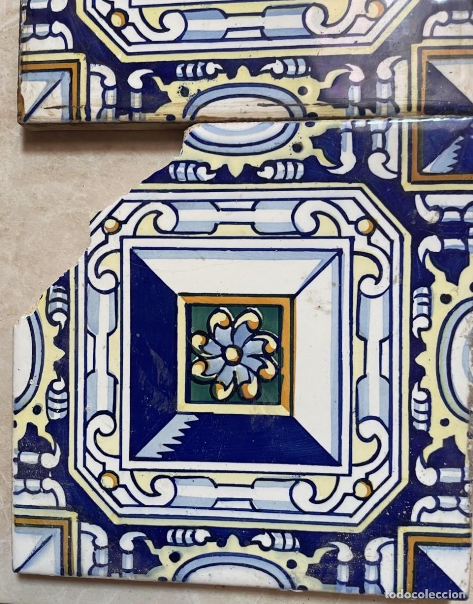 Antig&uuml;edades: 4 azulejos valencianos - Foto 4