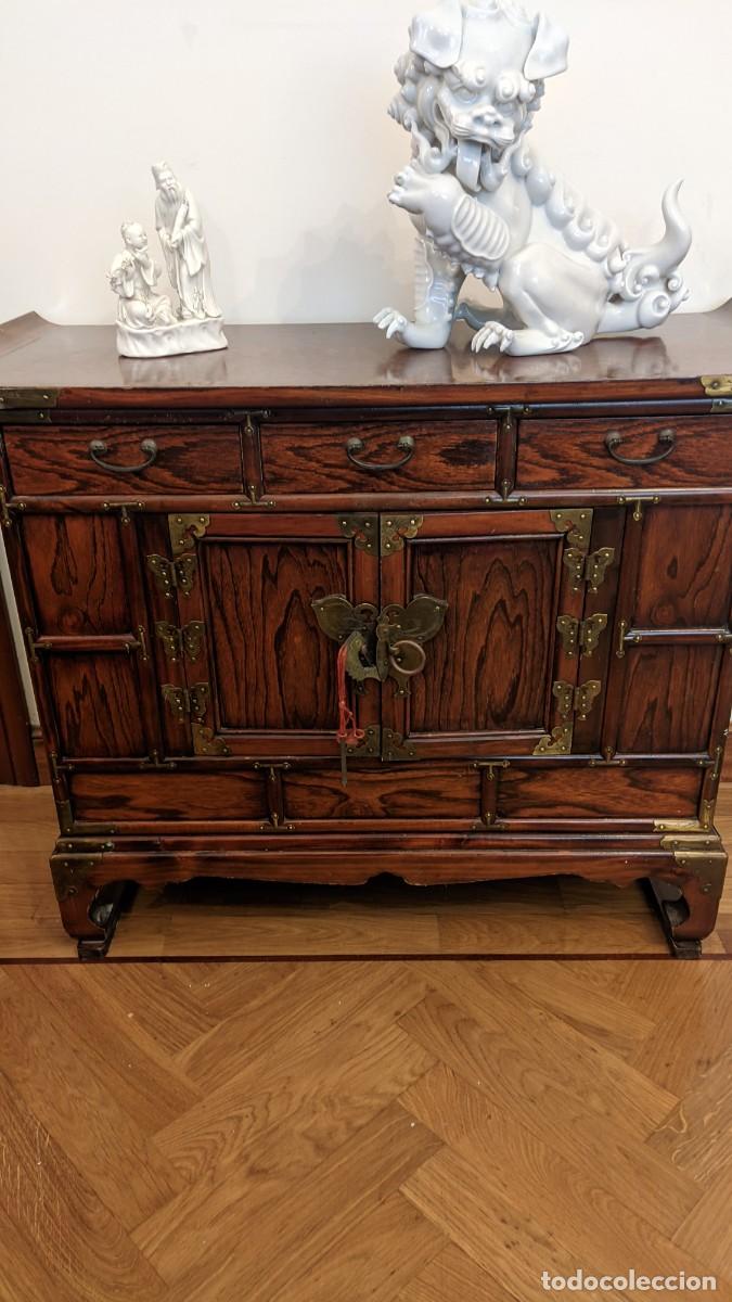 Antig&uuml;edades: MUEBLE AUXILIAR ESTILO KOREANO - Foto 2