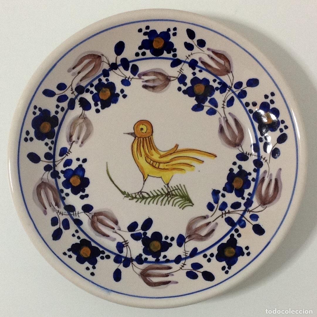 Antig&uuml;edades: PLATO DE CER&Aacute;MICA DE MANISES 22 cm - Foto 1