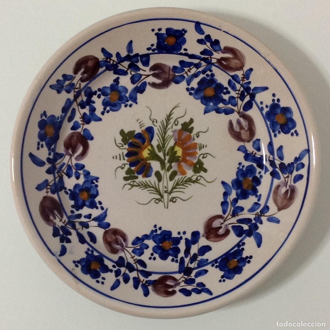 Antig&uuml;edades: PLATO DE CER&Aacute;MICA DE MANISES 22 cm - Foto 3