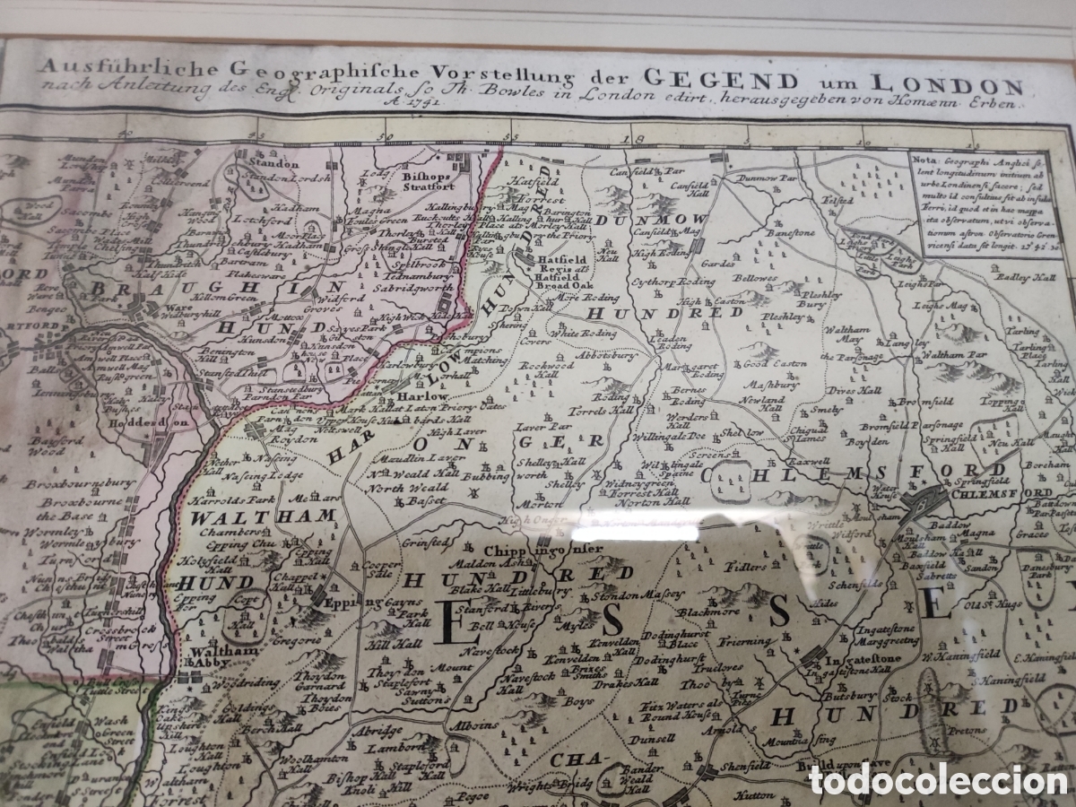 Antig&uuml;edades: Mapa siglo XVIII - Foto 7