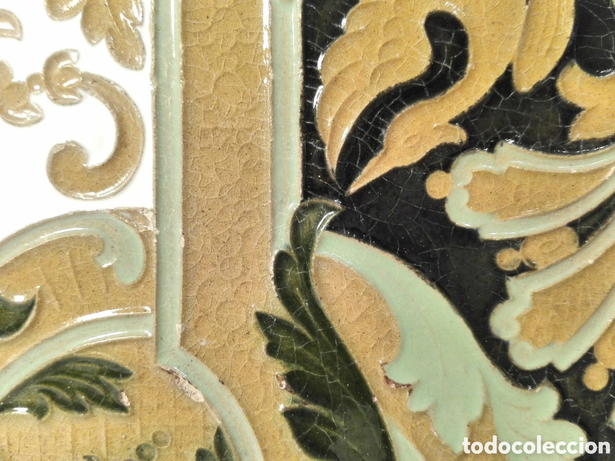Antig&uuml;edades: AZULEJO S. XIX TRIANA - Foto 6