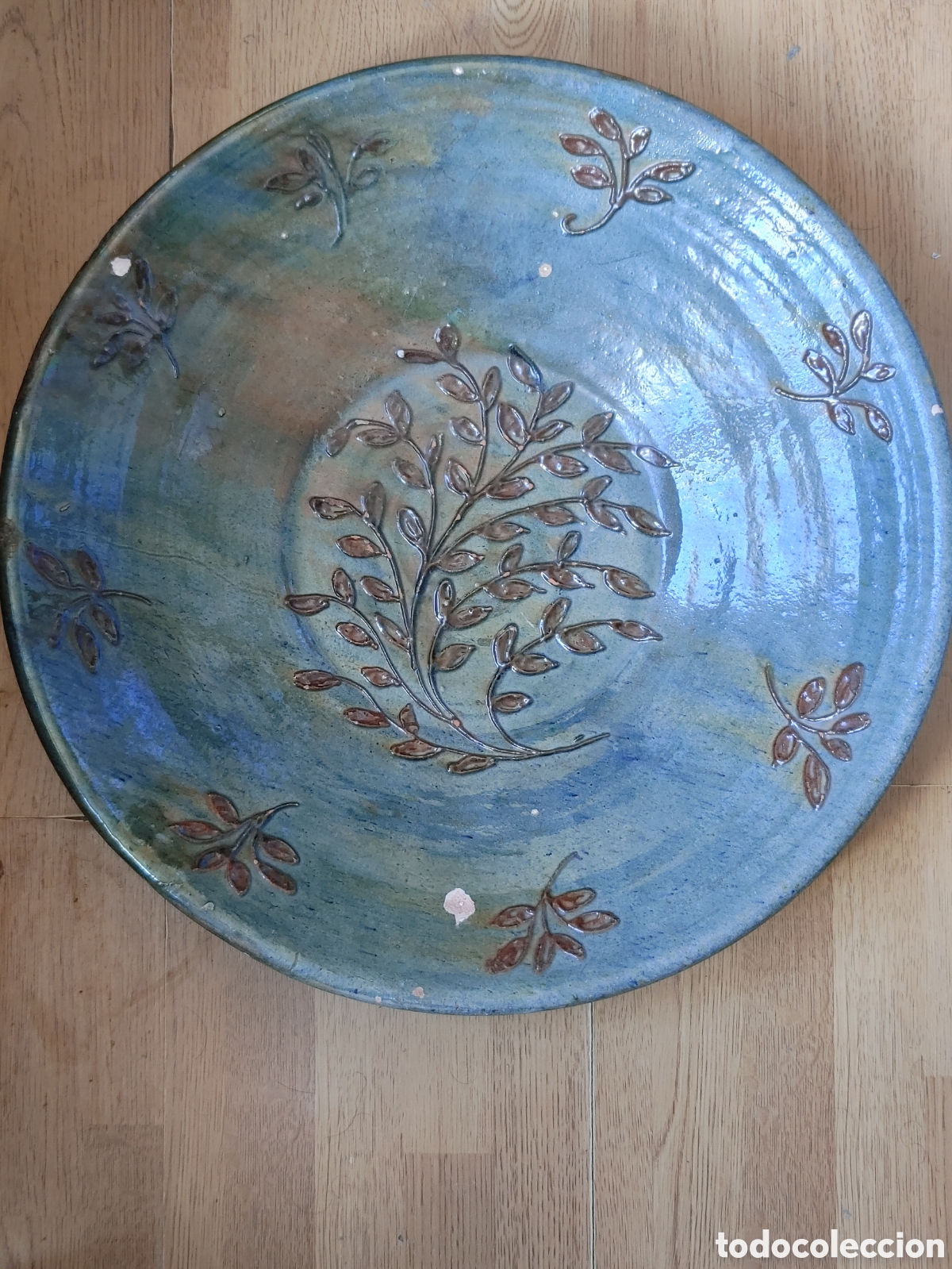Antig&uuml;edades: Plato de ceramica. - Foto 4