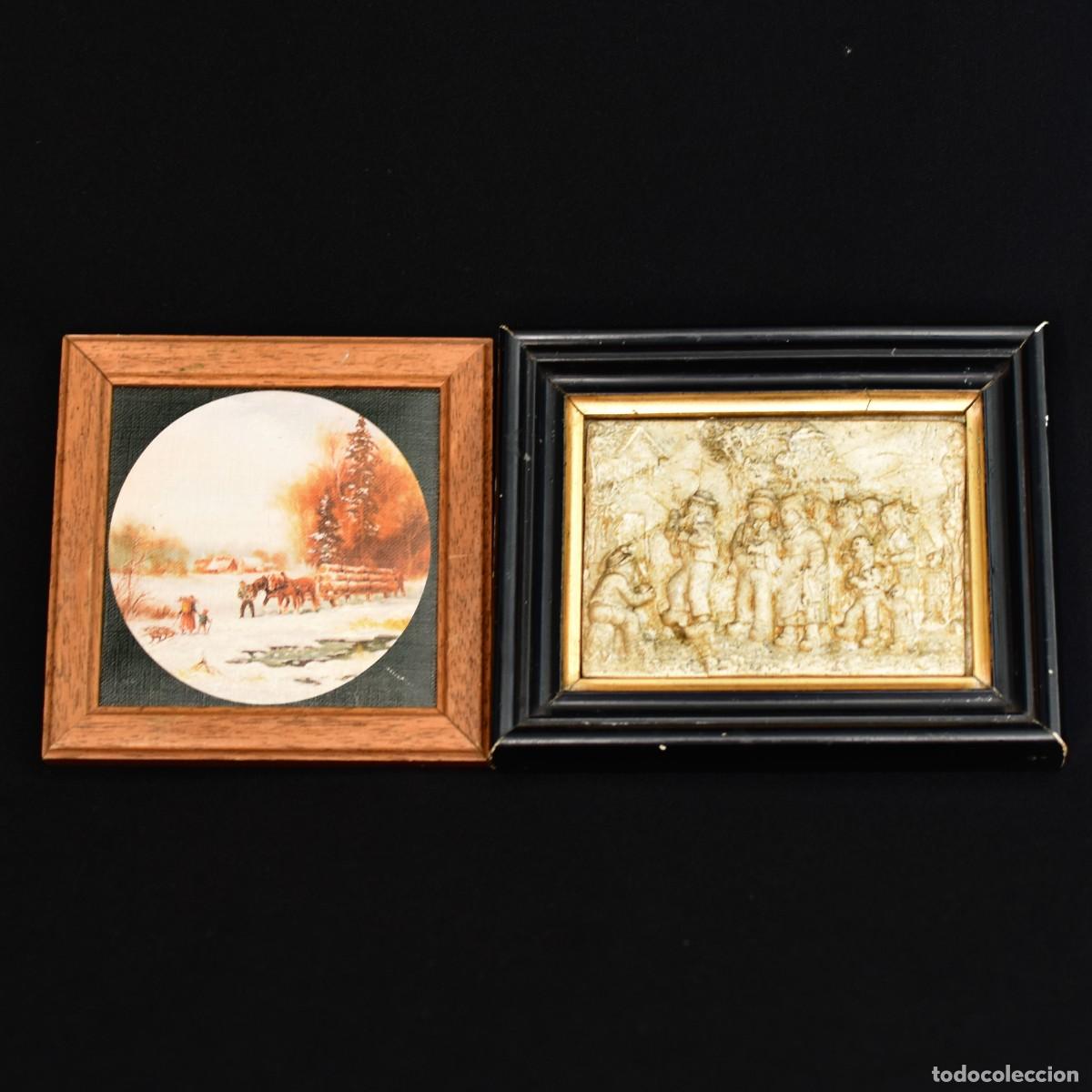 Antig&uuml;edades: Cuadros alemanes enmarcados - Foto 2