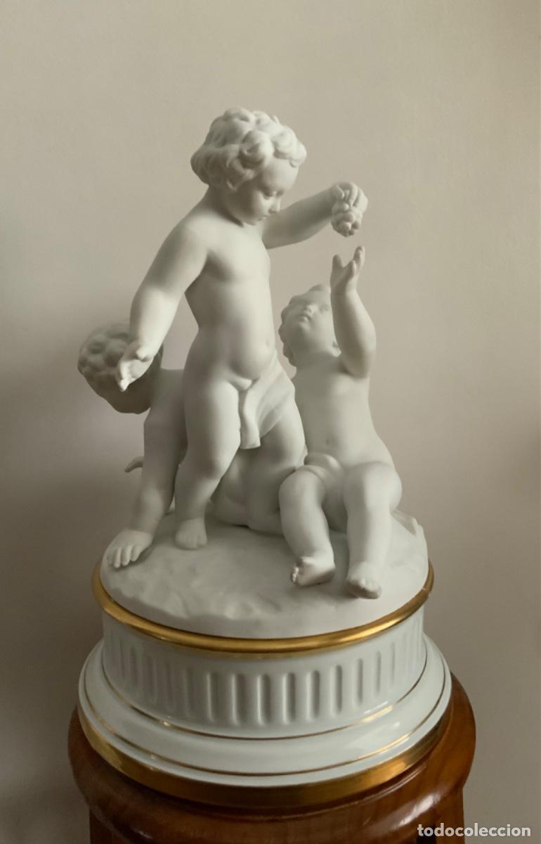 Antig&uuml;edades: FIGURA PIRCELANA DE BISCUIT, SELLADA BIDASOA