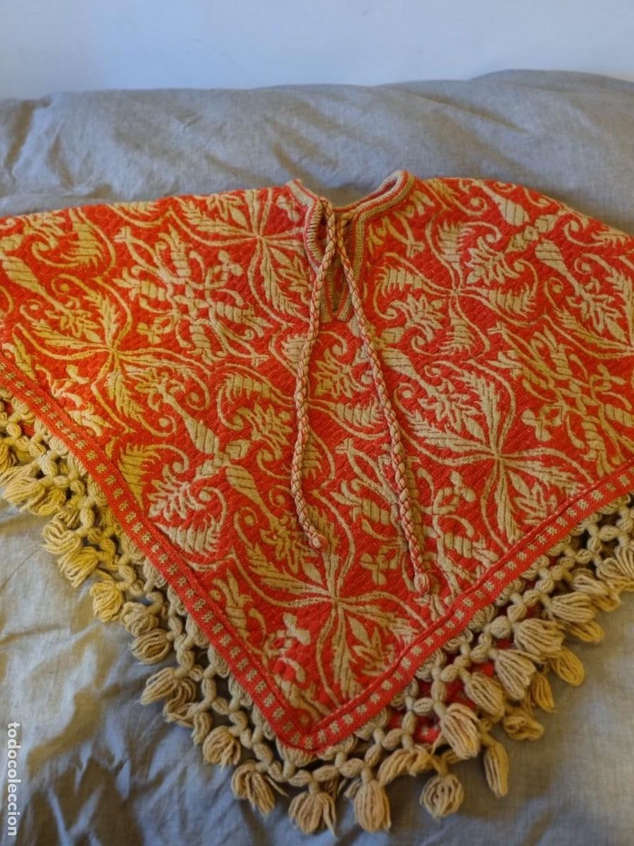 Antig&uuml;edades: Antiguo poncho de lana . - Foto 2