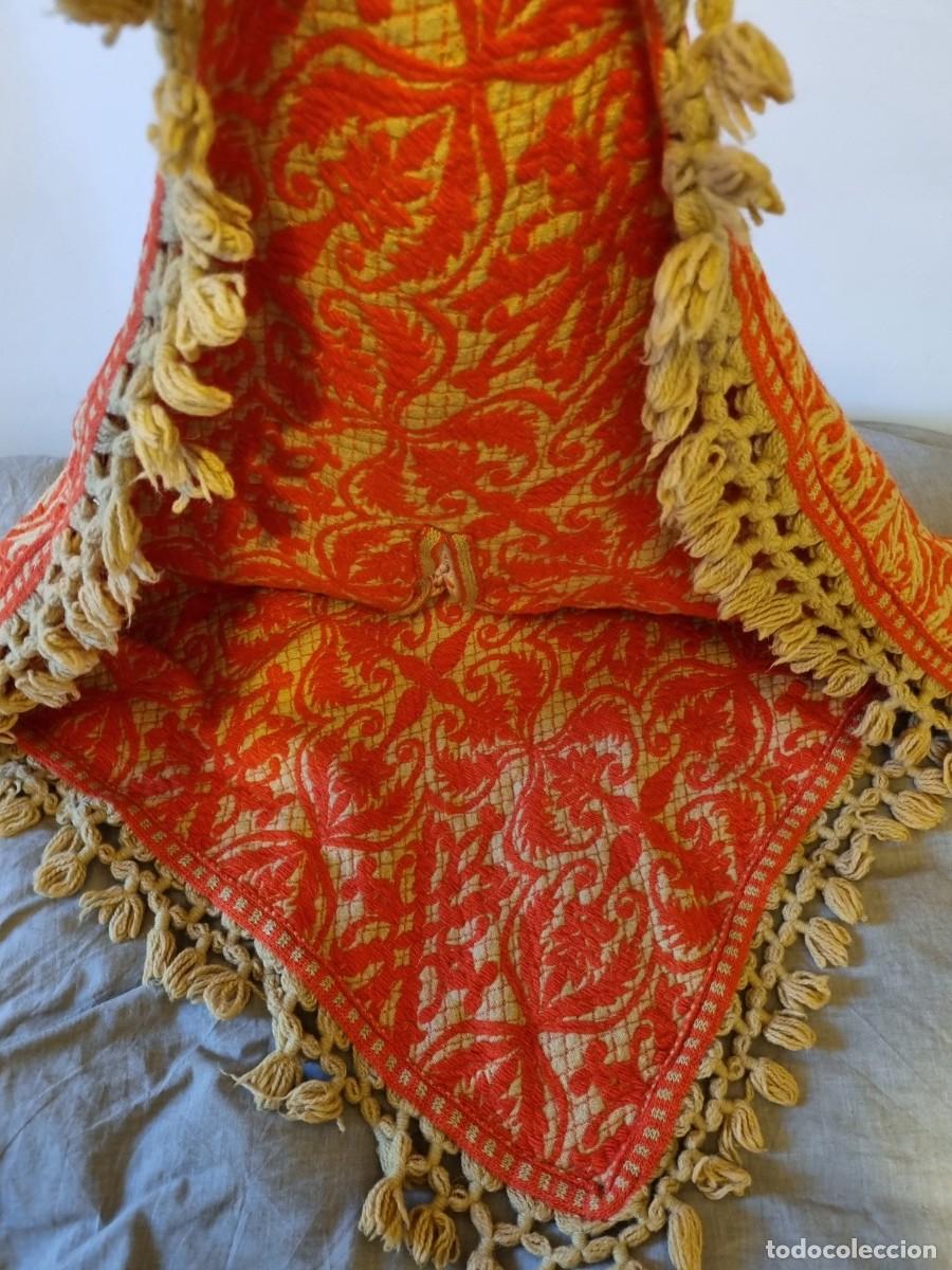 Antig&uuml;edades: Antiguo poncho de lana . - Foto 6