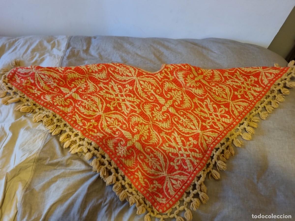 Antig&uuml;edades: Antiguo poncho de lana . - Foto 7