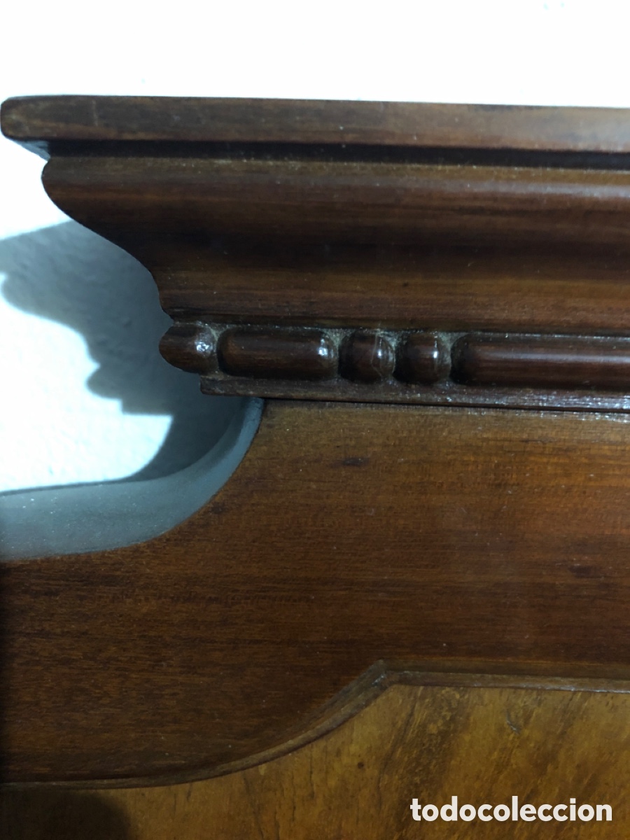 Antig&uuml;edades: Cama de caoba de 1&rsquo;05 cm. Completa - Foto 4