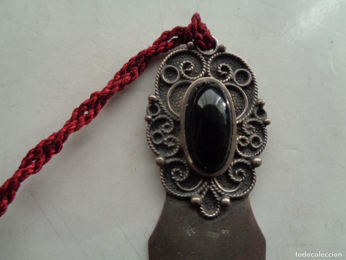 Antig&uuml;edades: ABRECARTAS EN PLATA DE LEY Y AZABACHE - Foto 2