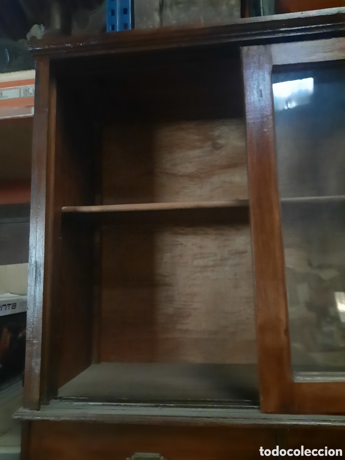 Antig&uuml;edades: Vitrina madera - Foto 5