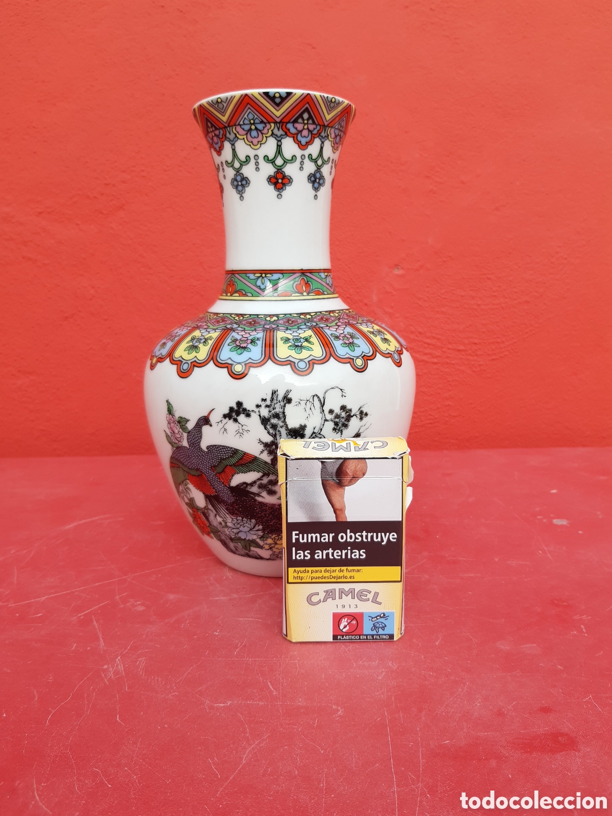 Antig&uuml;edades: JARRON DE PORCELANA ORIENTAL - Foto 2