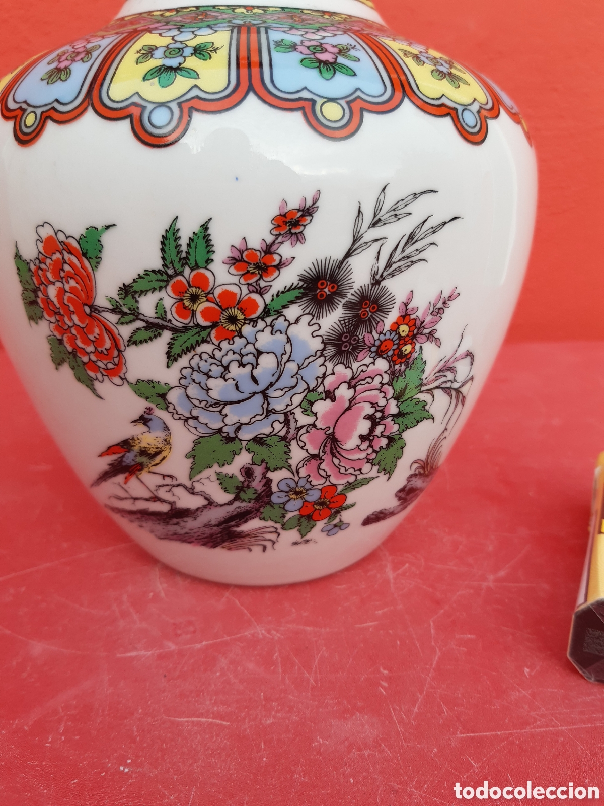 Antig&uuml;edades: JARRON DE PORCELANA ORIENTAL - Foto 5