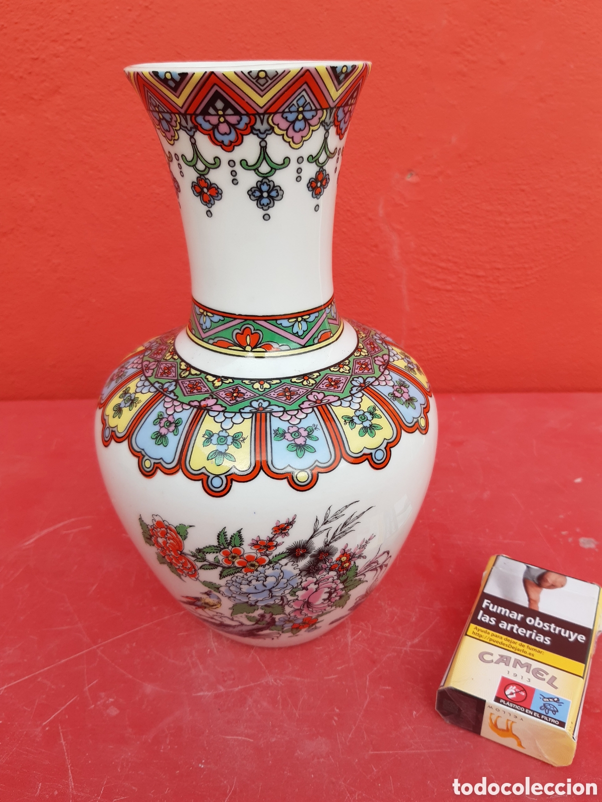 Antig&uuml;edades: JARRON DE PORCELANA ORIENTAL - Foto 6