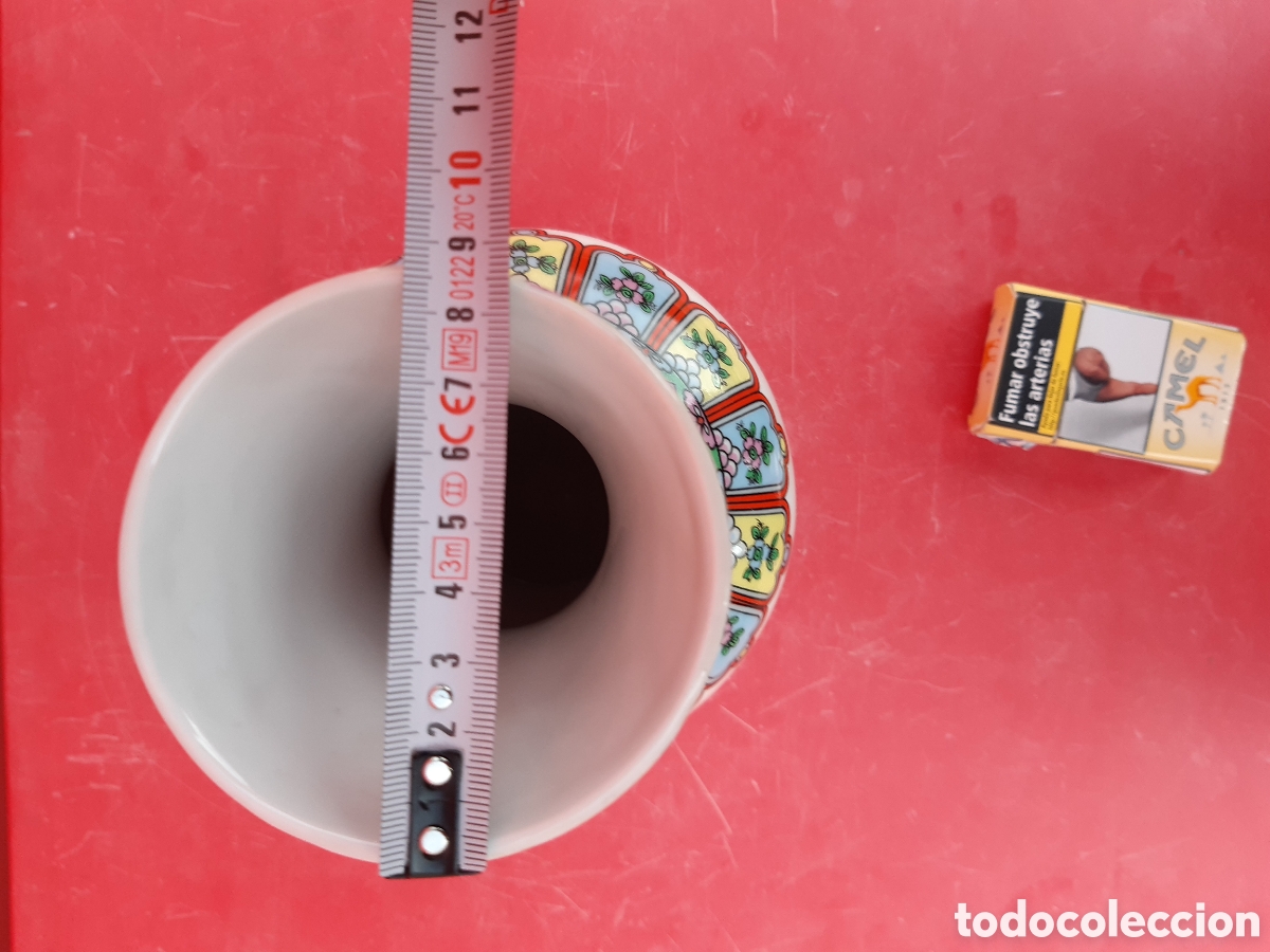 Antig&uuml;edades: JARRON DE PORCELANA ORIENTAL - Foto 8