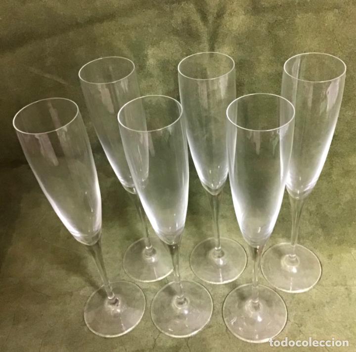 Antig&uuml;edades: JUEGO DE COPAS DE CAVA - Foto 2