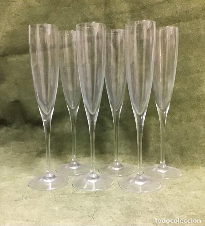 Antig&uuml;edades: JUEGO DE COPAS DE CAVA - Foto 1