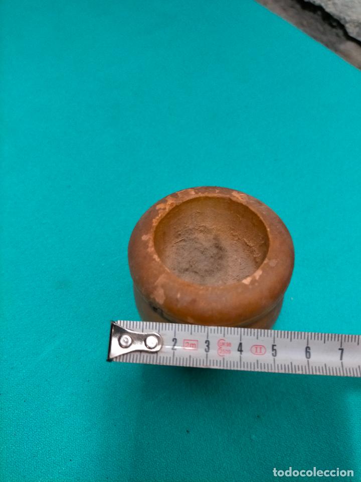 Antig&uuml;edades: Mortero peque&ntilde;o de madera - Foto 7