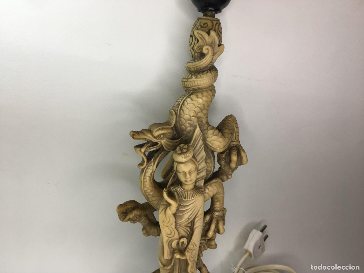 Antig&uuml;edades: LAMPARA DRAGON GHEISA - Foto 5