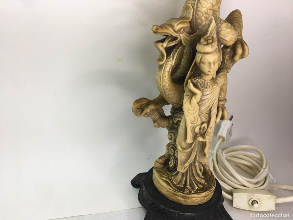 Antig&uuml;edades: LAMPARA DRAGON GHEISA - Foto 6