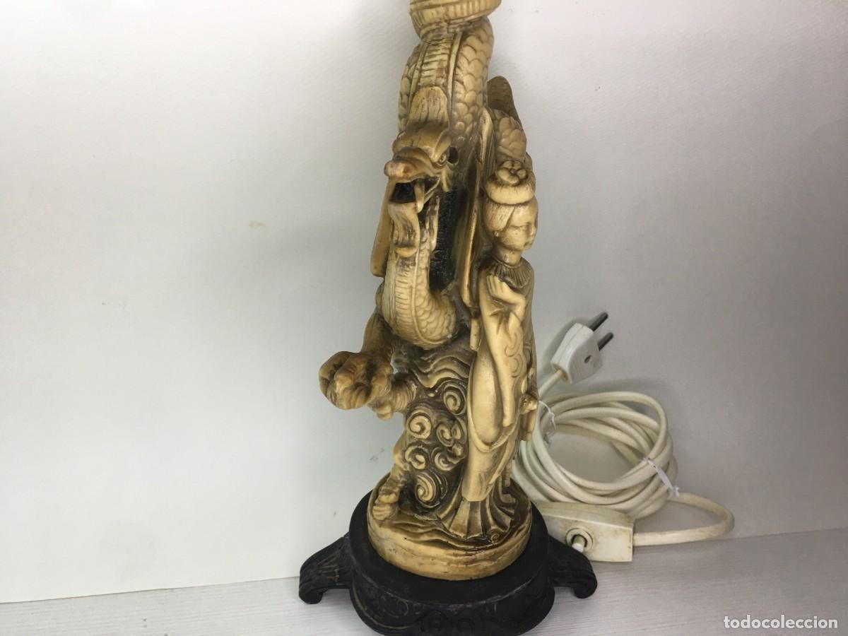 Antig&uuml;edades: LAMPARA DRAGON GHEISA - Foto 7