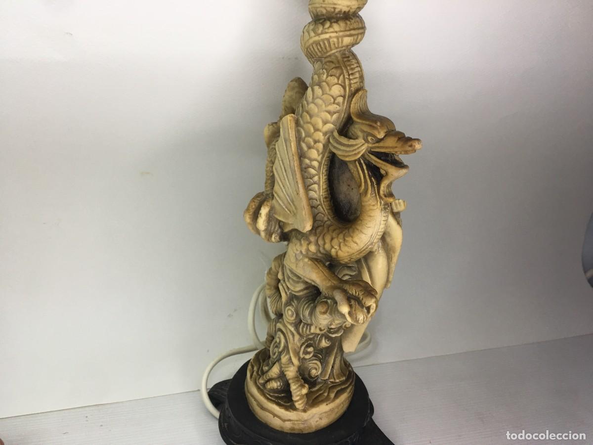 Antig&uuml;edades: LAMPARA DRAGON GHEISA - Foto 8