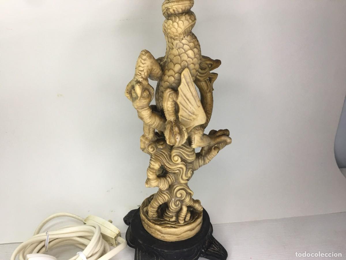 Antig&uuml;edades: LAMPARA DRAGON GHEISA - Foto 9