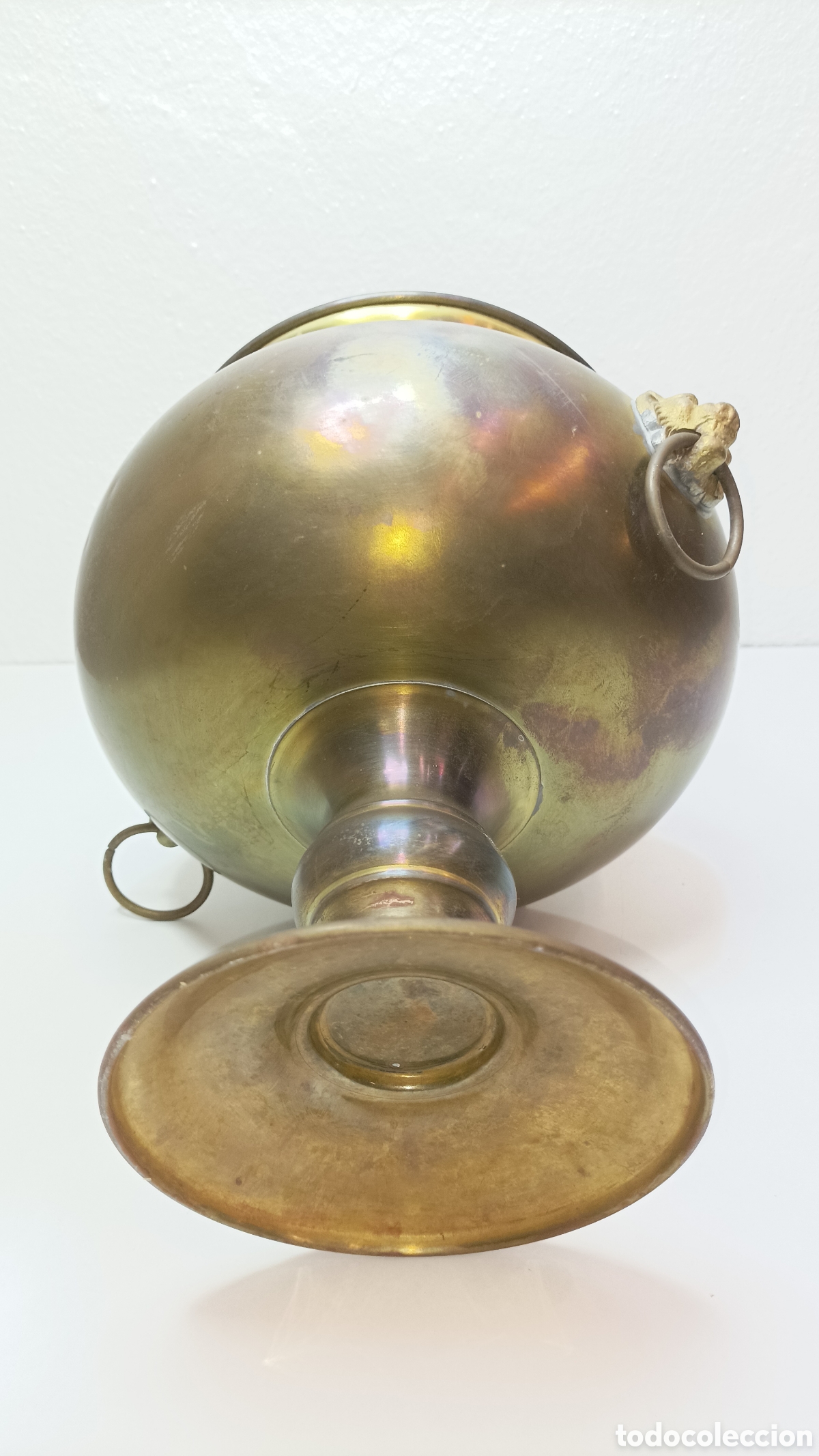 Antig&uuml;edades: Macetero o Florero de bronce antiguo - Foto 7