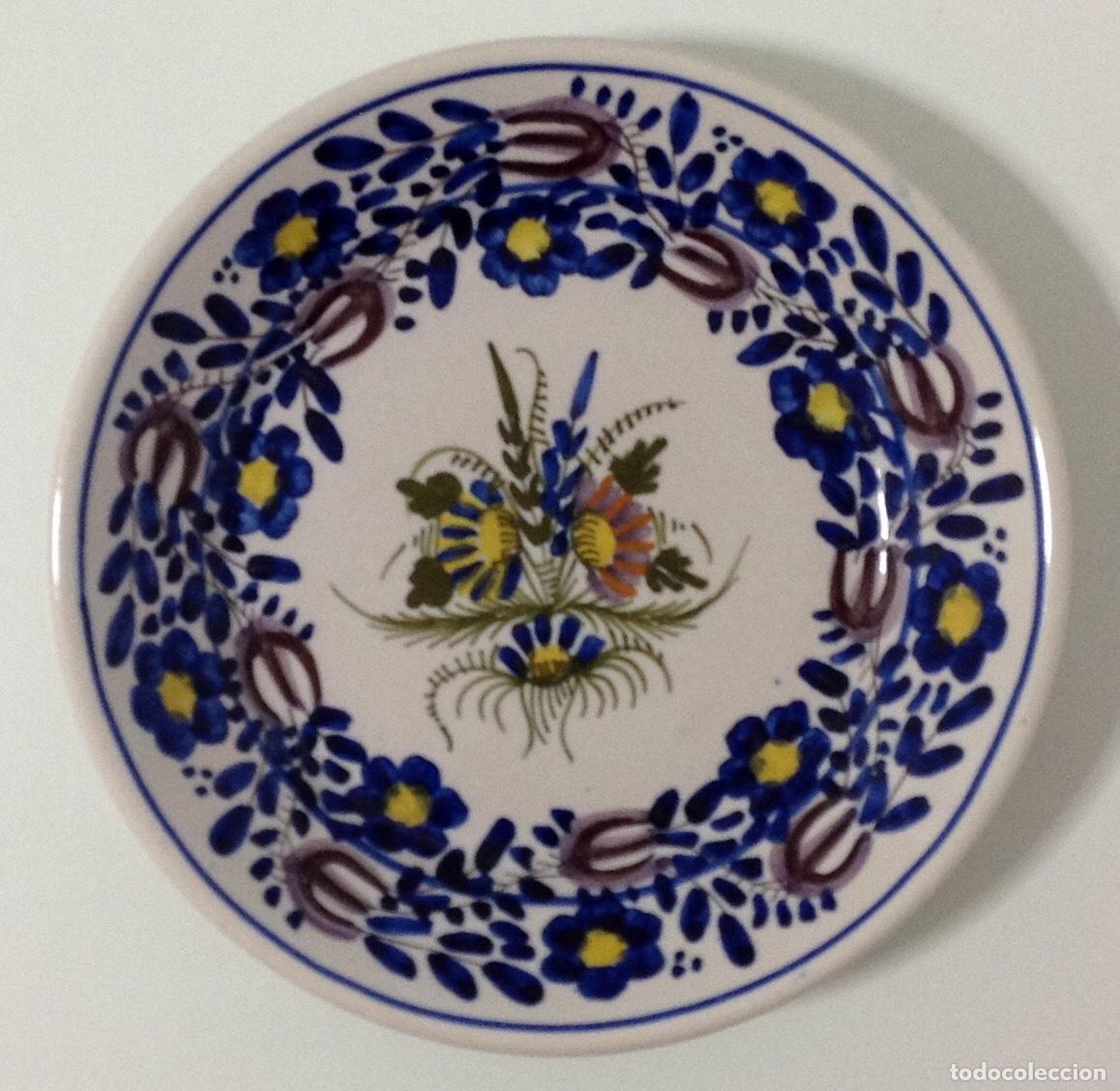 Antig&uuml;edades: PLATO DE CER&Aacute;MICA DE MANISES 22 cm - Foto 1
