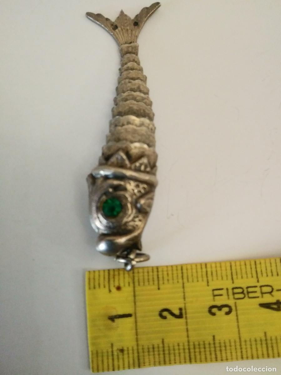 Antig&uuml;edades: PEZ PLATA AMULETO - Foto 10