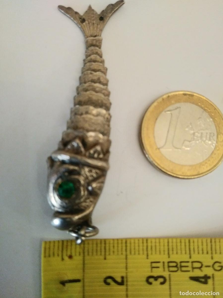 Antig&uuml;edades: PEZ PLATA AMULETO - Foto 12