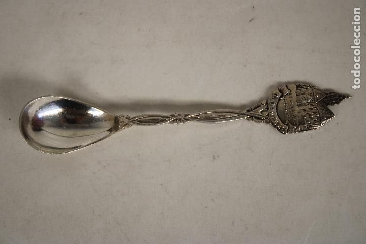 Antiguidades: cuchara st.plechel muskerk oldenzaal con plata de ley punzonada