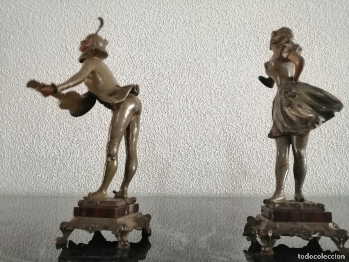 Antig&uuml;edades: Figuras de Calamina Francesas - Foto 2