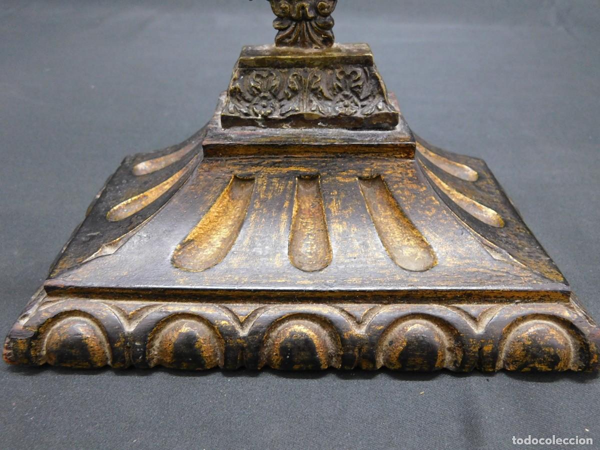 Antig&uuml;edades: CRUCIFIJO BRONCE - Foto 4