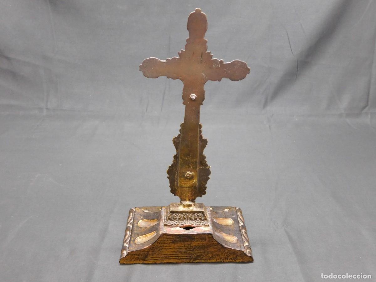 Antig&uuml;edades: CRUCIFIJO BRONCE - Foto 6