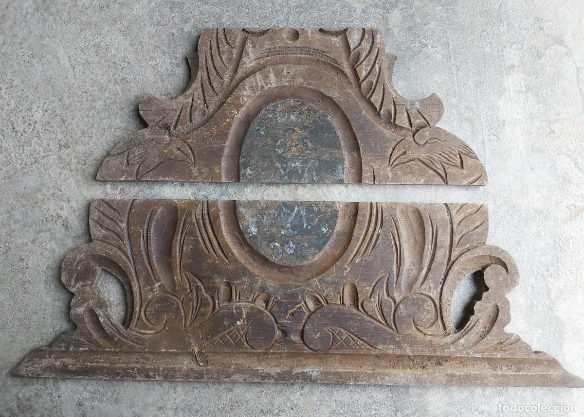 Antig&uuml;edades: Tablas de puerta con anagrama religioso - Foto 1