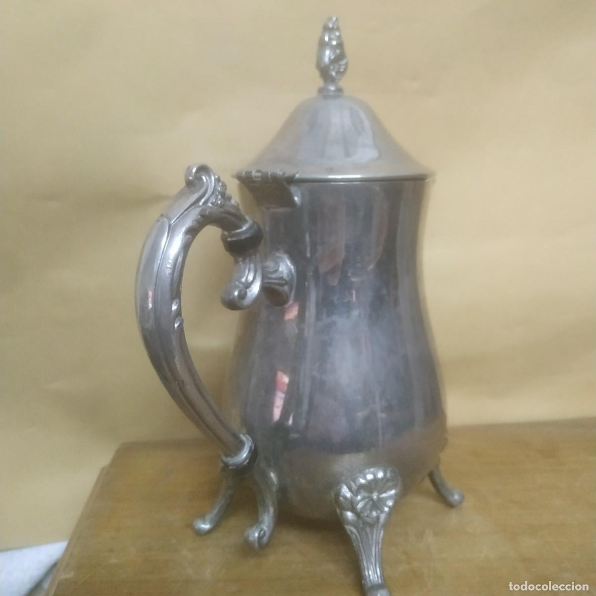 Antig&uuml;edades: Espectacular tetera de alpaca - Foto 3