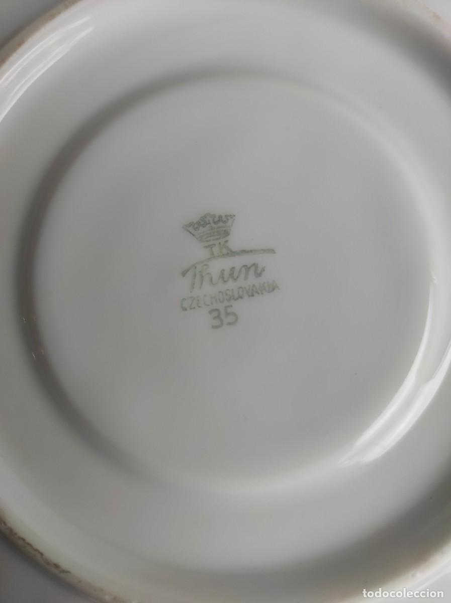 Antig&uuml;edades: Platos porcelana checa - Foto 2